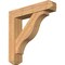 Ekena Millwork Funston Craftsman Smooth Bracket w/ Offset Brace, Western Red Cedar, 7 1/2"W x 36"D x 36"H BKT0806X36X36FST04SWR - alternate 1